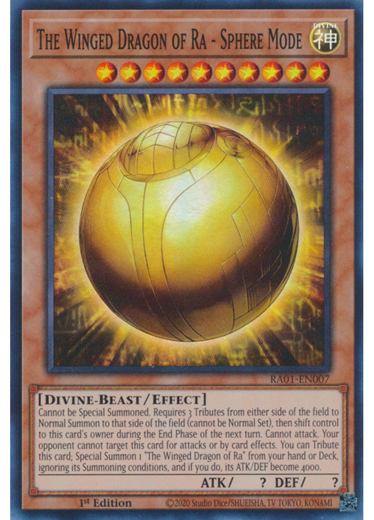 The Winged Dragon of Ra - Sphere Mode