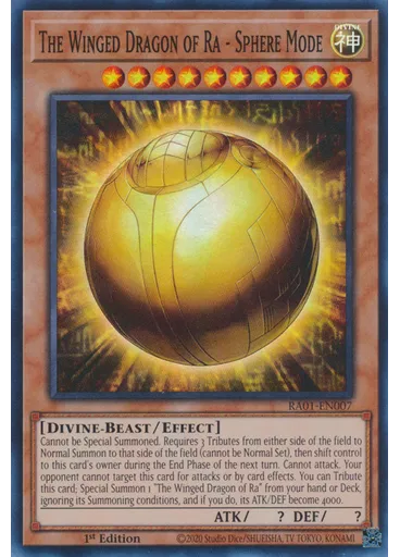 The Winged Dragon of Ra - Sphere Mode