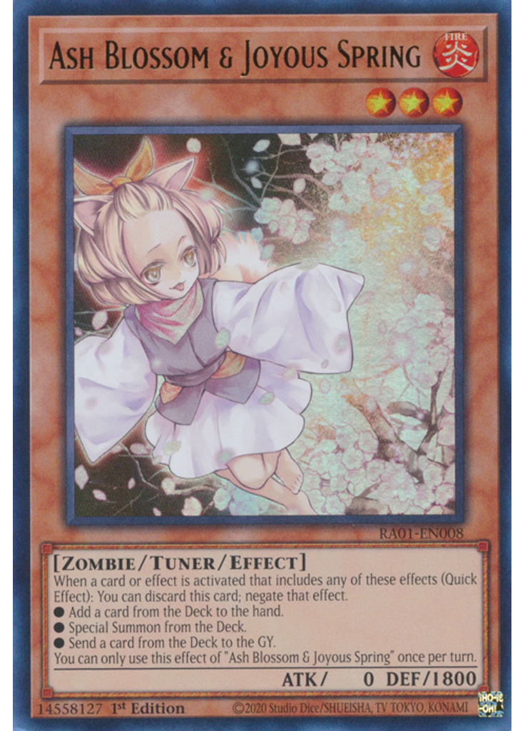 Ash Blossom & Joyous Spring (Ultra Rare 1st Edition)
