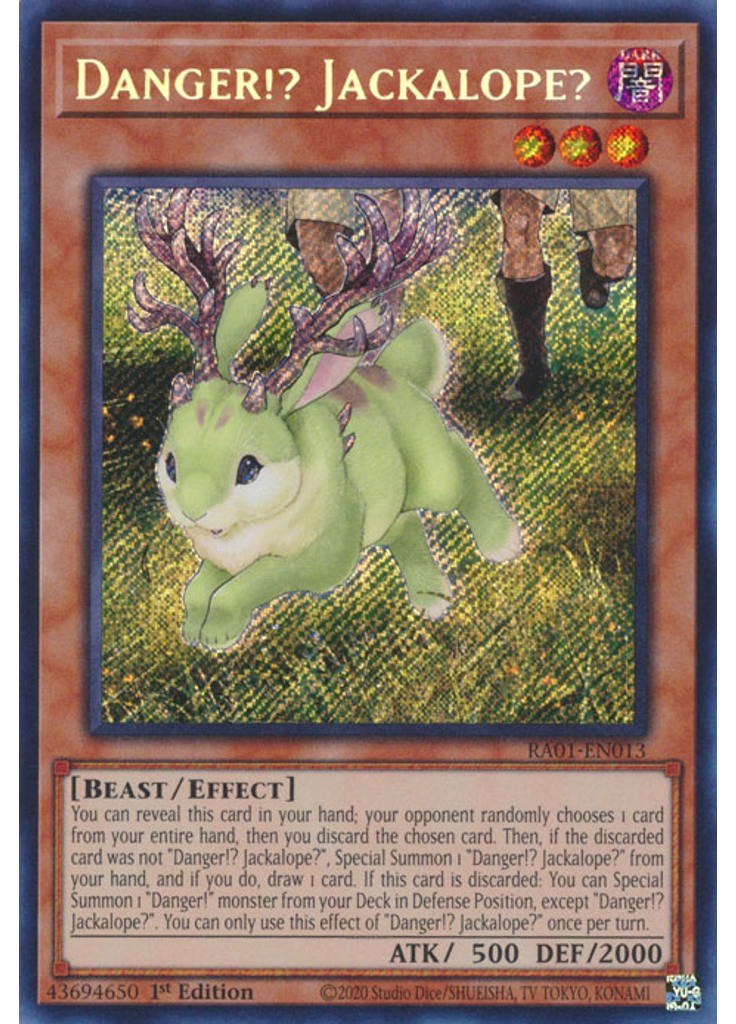 Danger!? Jackalope? (Secret Rare 1st Edition)