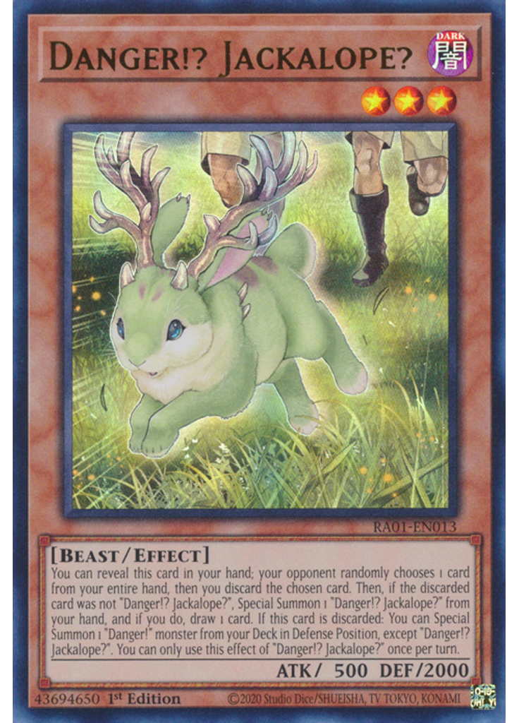 Danger!? Jackalope? (Ultra Rare 1st Edition)