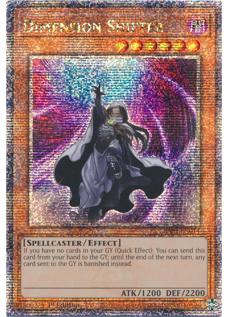 Dimension Shifter (Quarter Century Secret Rare 1st Edition)