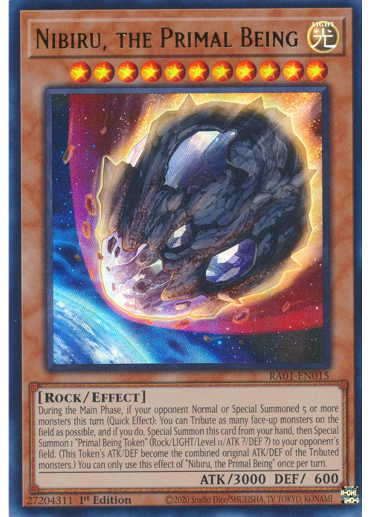Nibiru, the Primal Being (Ultra Rare 1st Edition)