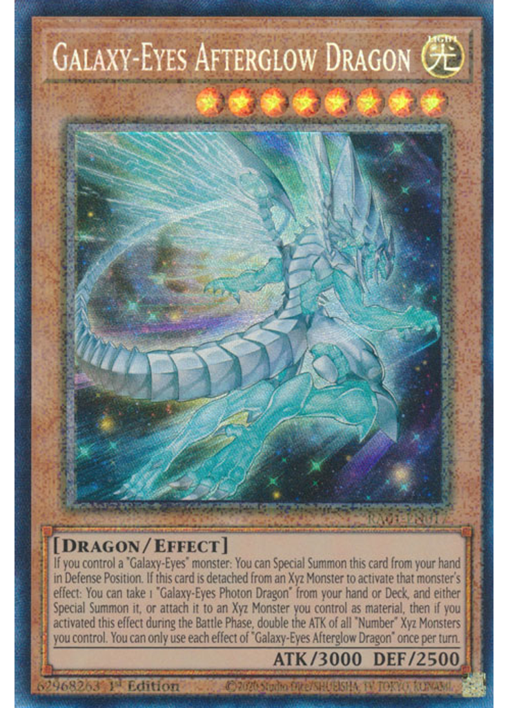 Galaxy-Eyes Afterglow Dragon (Collectors Rare 1st Edition)