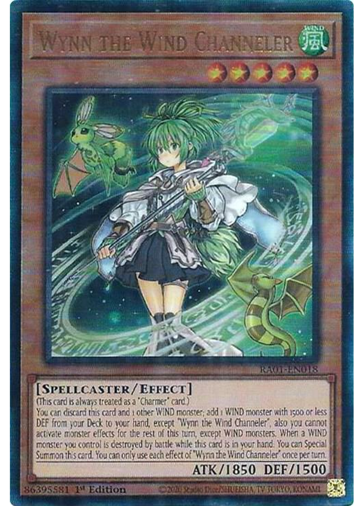 Wynn the Wind Channeler (Ultimate Rare 1st Edition)