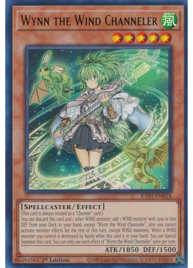 Wynn the Wind Channeler (Ultra Rare 1st Edition)