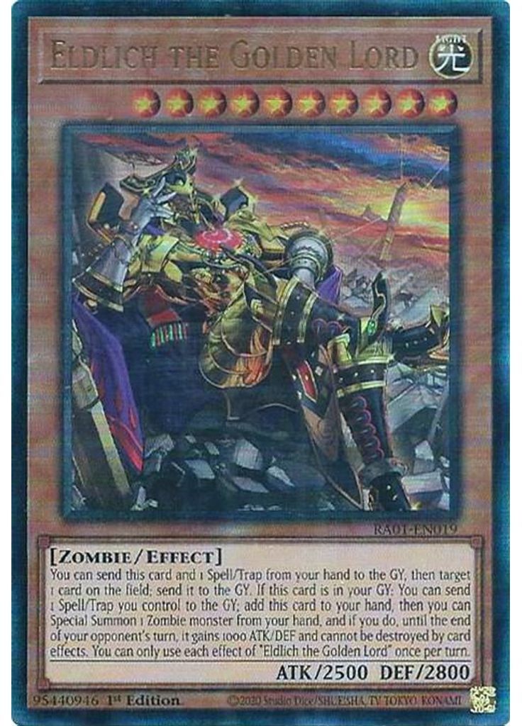Eldlich the Golden Lord (Ultimate Rare 1st Edition Alternate Art)