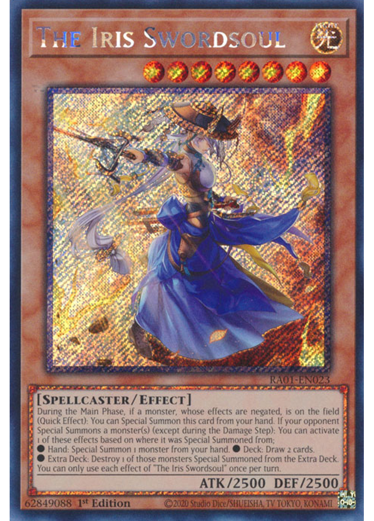 The Iris Swordsoul (Platinum Secret Rare 1st Edition)
