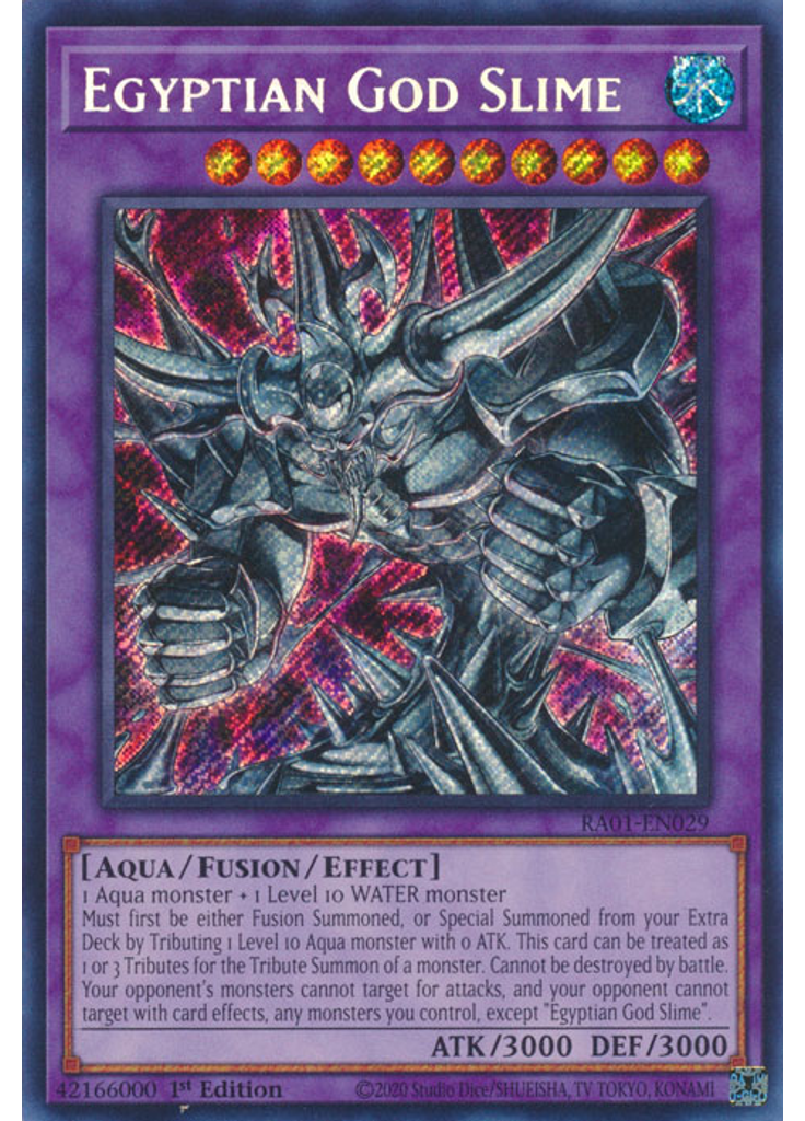 Egyptian God Slime (Secret Rare 1st Edition)