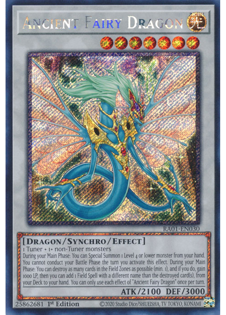 Ancient Fairy Dragon (Platinum Secret Rare 1st Edition)