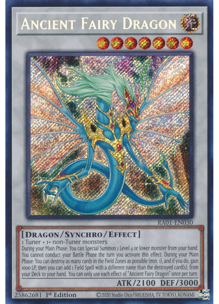 Ancient Fairy Dragon (Secret Rare 1st Edition)