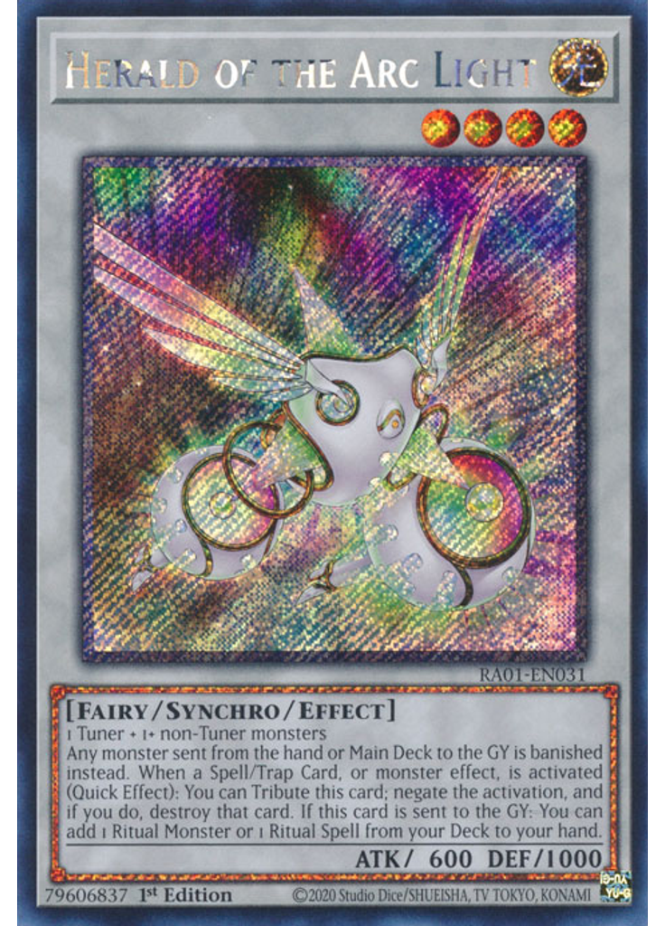 Herald of the Arc Light (Platinum Secret Rare 1st Edition)