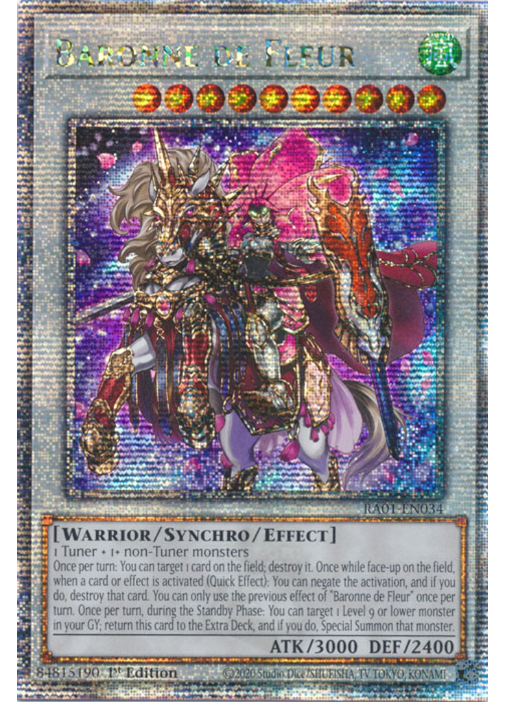 Baronne de Fleur (Quarter Century Secret Rare 1st Edition)