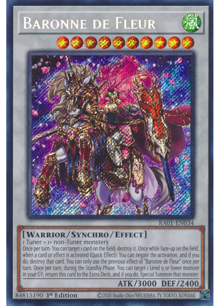 Baronne de Fleur (Secret Rare 1st Edition)
