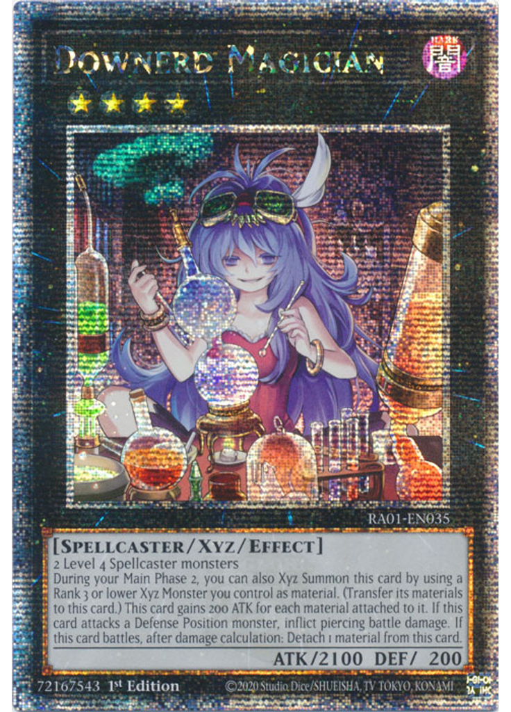Downerd Magician (Quarter Century Secret Rare 1st Edition)