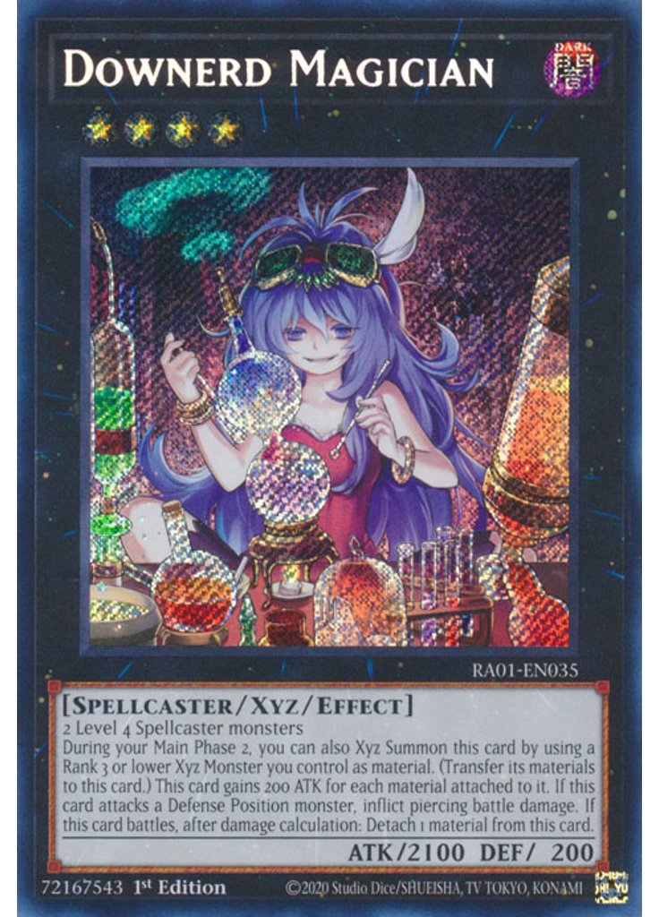 Downerd Magician (Secret Rare 1st Edition)