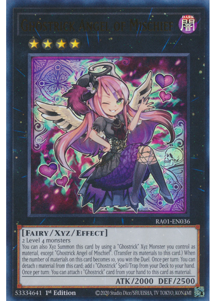 Ghostrick Angel of Mischief (Ultra Rare 1st Edition)