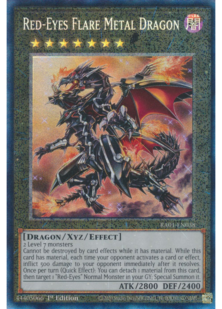 Red-Eyes Flare Metal Dragon (Collectors Rare 1st Edition)