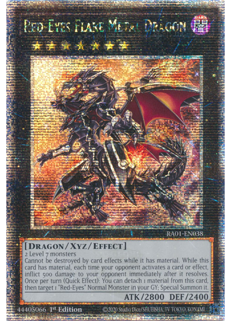 Red-Eyes Flare Metal Dragon (Quarter Century Secret Rare 1st Edition)