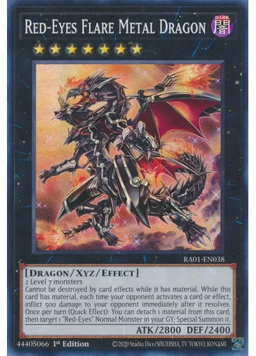 Red-Eyes Flare Metal Dragon