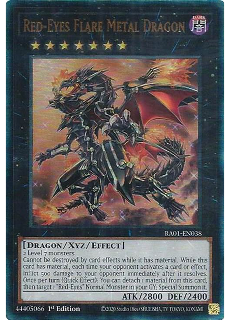 Red-Eyes Flare Metal Dragon (Ultimate Rare 1st Edition)