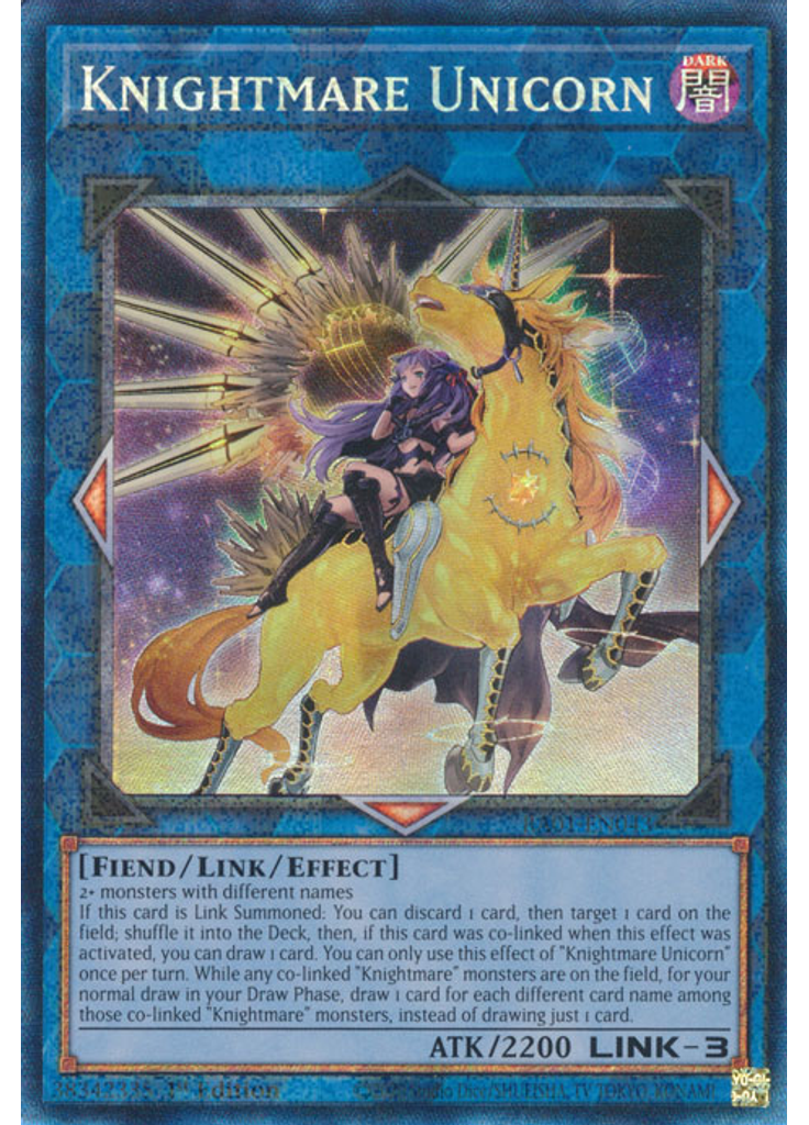 Knightmare Unicorn (Collectors Rare 1st Edition Alternate Art)