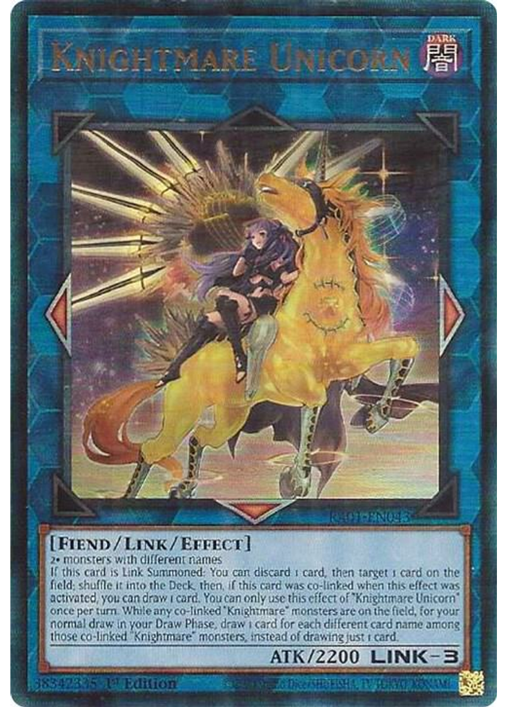Knightmare Unicorn (Ultimate Rare 1st Edition Alternate Art)