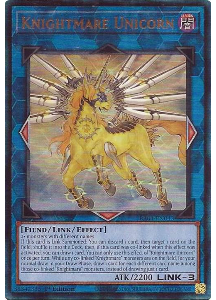 Knightmare Unicorn (Ultimate Rare 1st Edition)