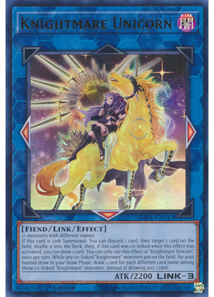 Knightmare Unicorn (Ultra Rare 1st Edition Alternate Art)