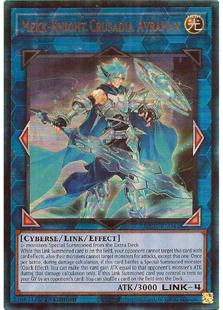 Mekk-Knight Crusadia Avramax (Ultimate Rare 1st Edition)