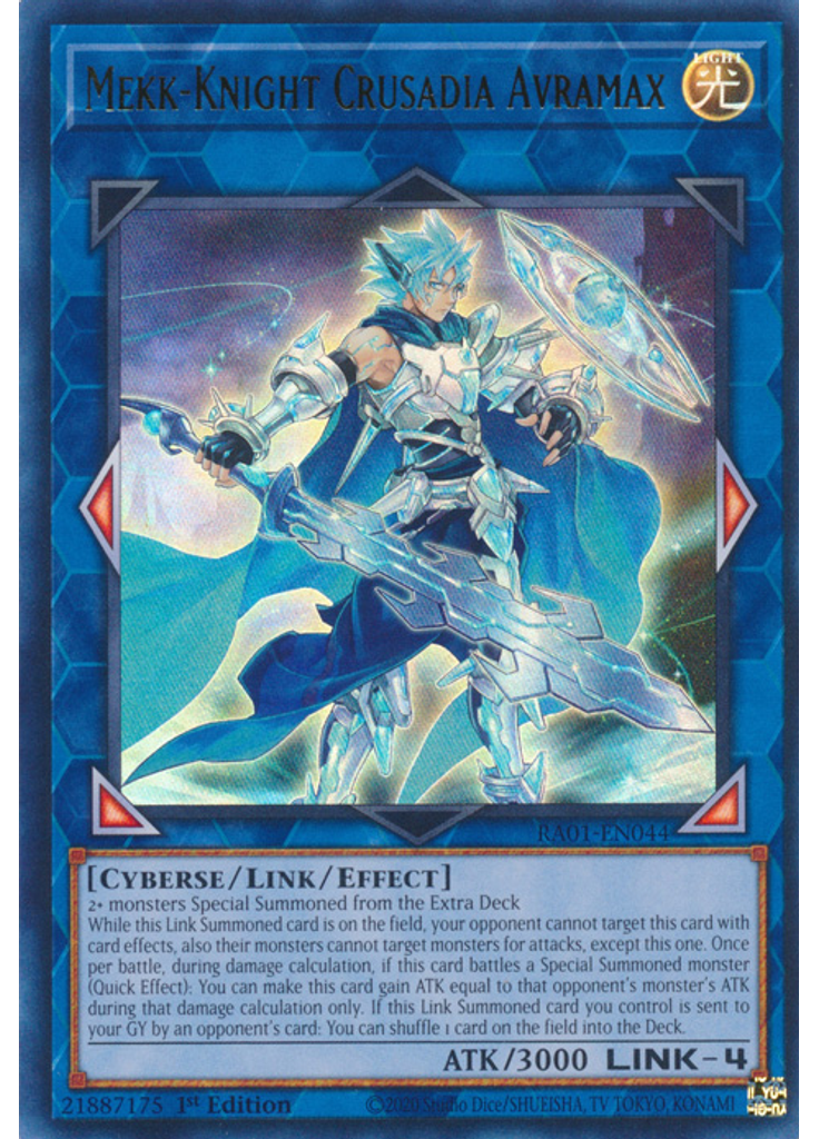 Mekk-Knight Crusadia Avramax (Ultra Rare 1st Edition)