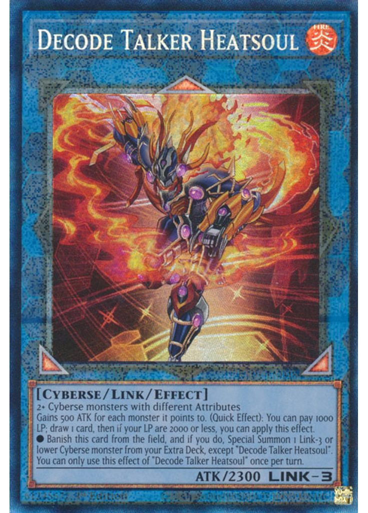 Decode Talker Heatsoul (Collectors Rare 1st Edition)