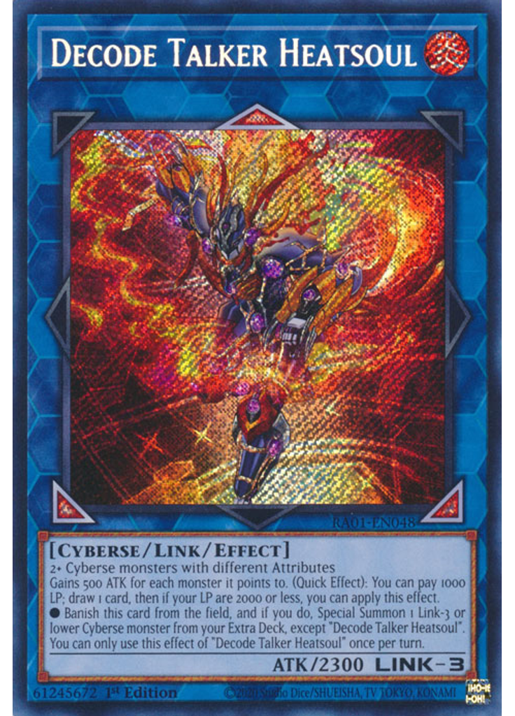 Decode Talker Heatsoul (Secret Rare 1st Edition)