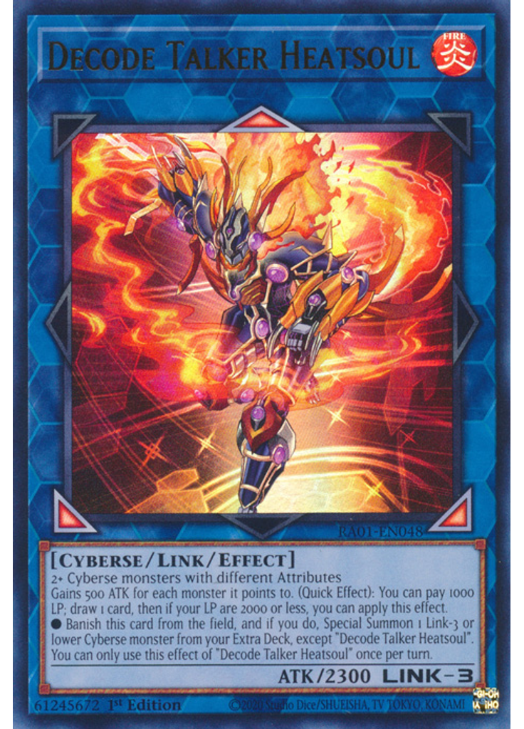 Decode Talker Heatsoul (Ultra Rare 1st Edition)