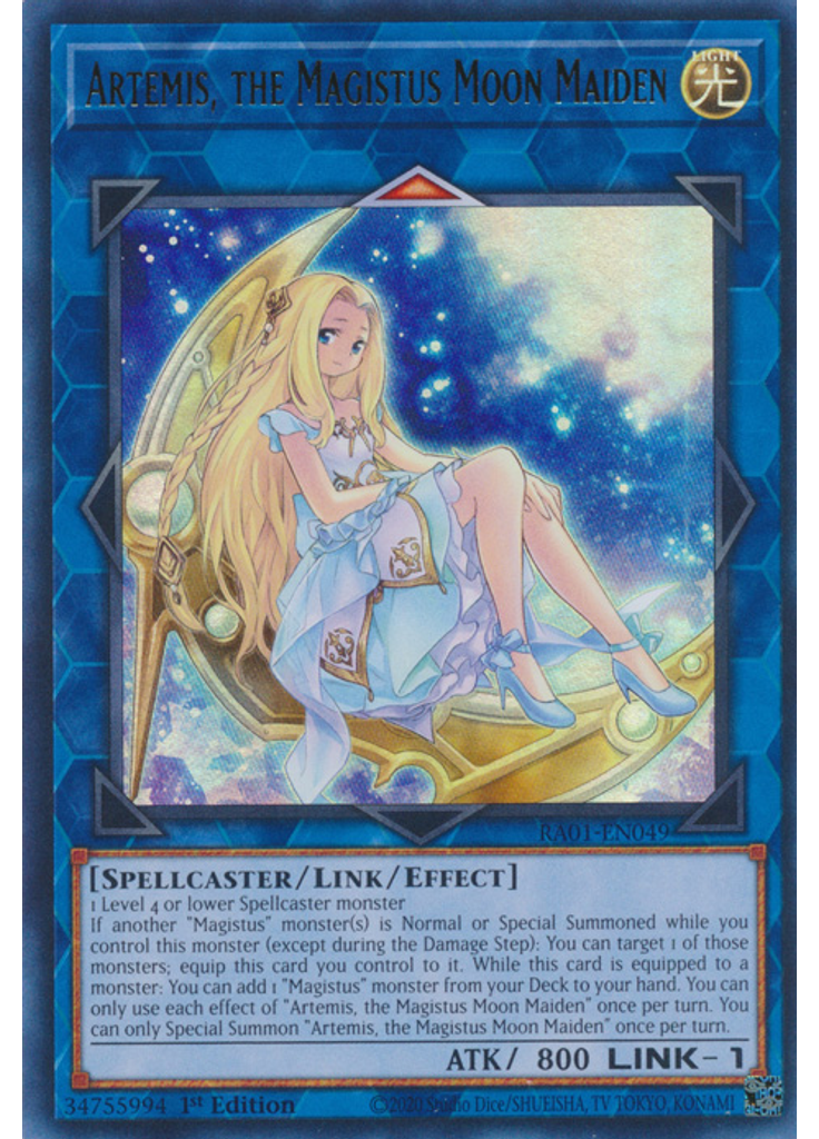 Artemis, the Magistus Moon Maiden (Ultra Rare 1st Edition)