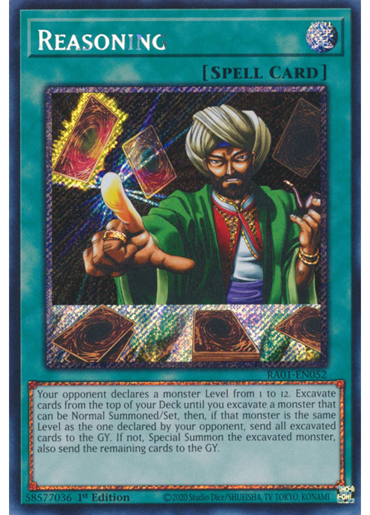 Reasoning (Platinum Secret Rare 1st Edition)