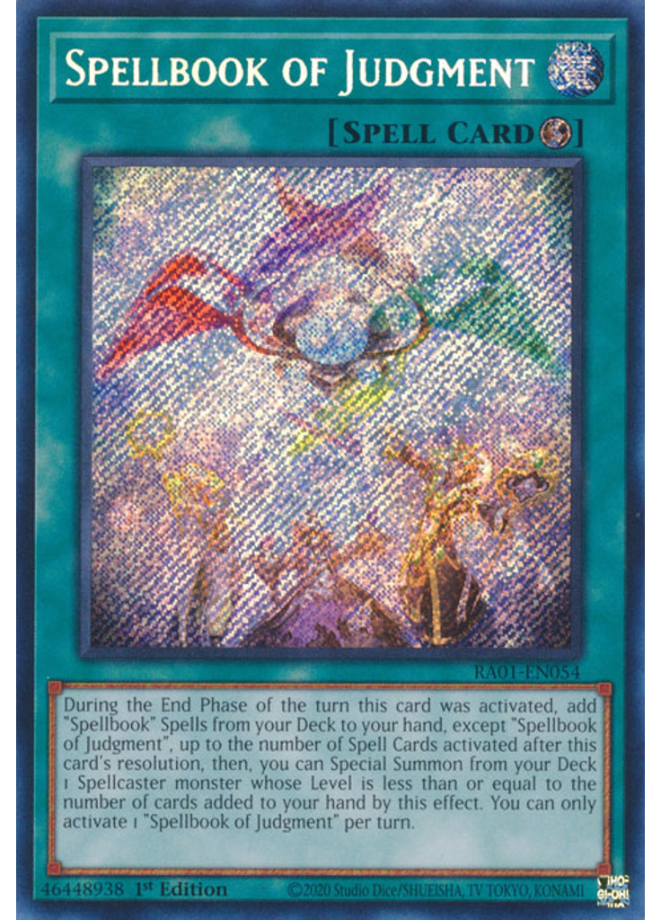 Spellbook of Judgment (Secret Rare 1st Edition)
