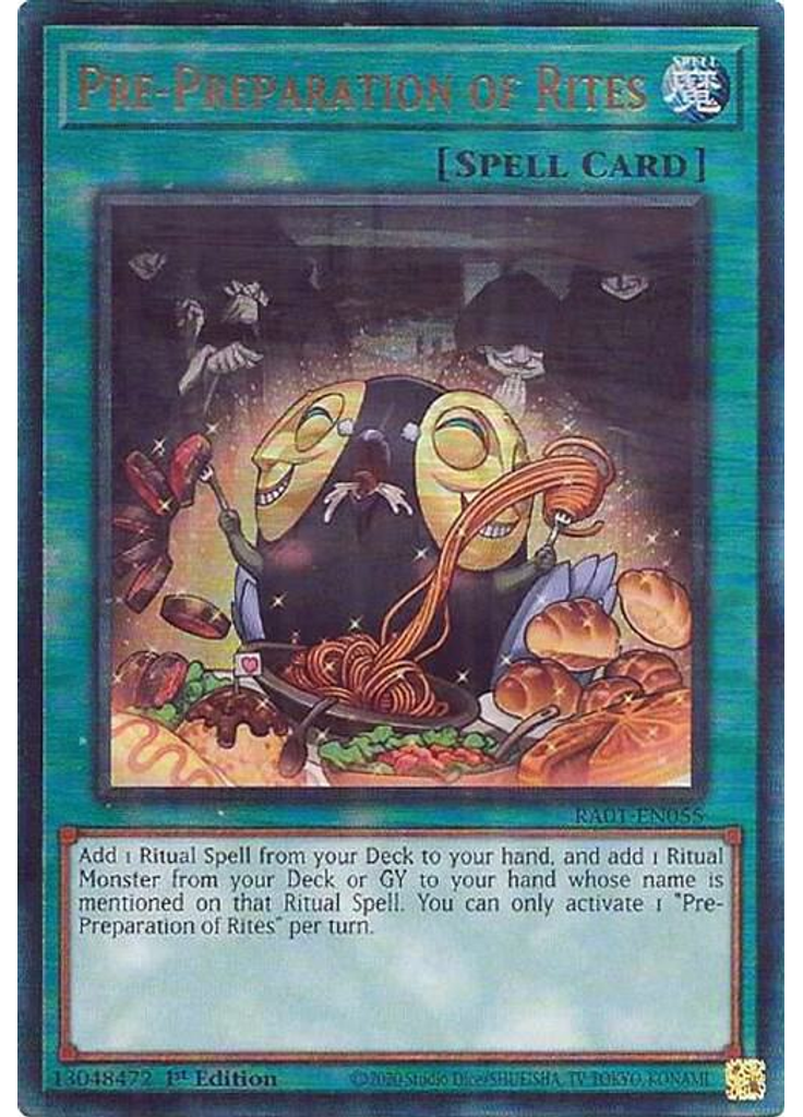 Pre-Preparation of Rites (Ultimate Rare 1st Edition)