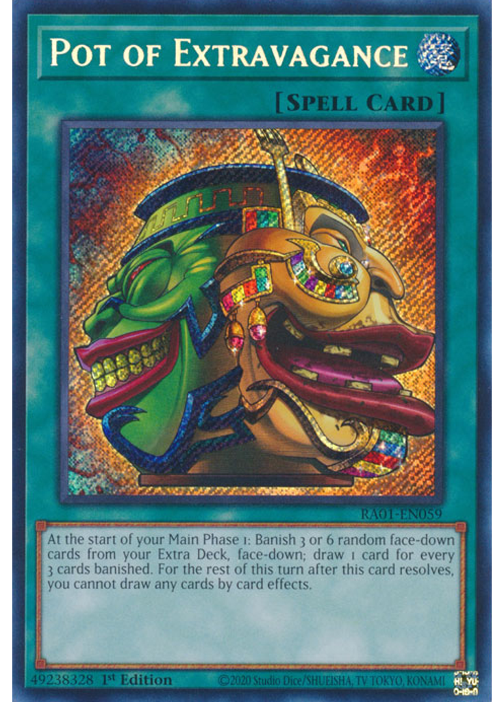 Pot of Extravagance (Secret Rare 1st Edition)