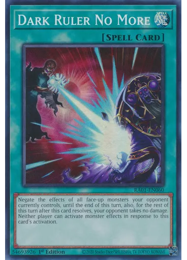 Dark Ruler No More