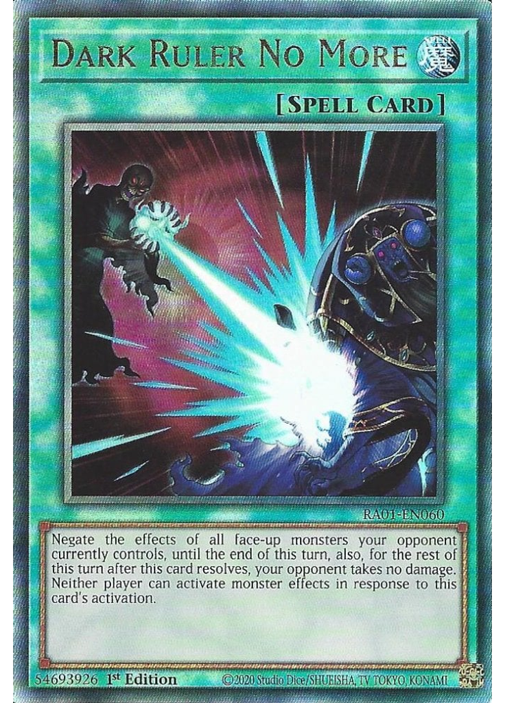 Dark Ruler No More (Ultimate Rare 1st Edition)