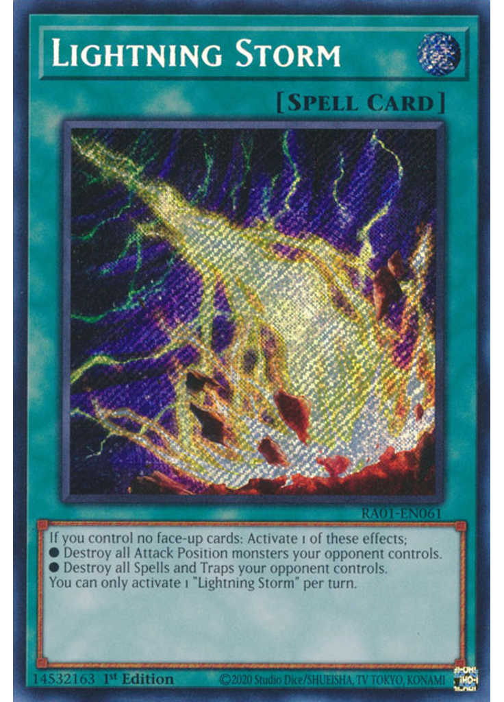 Lightning Storm (Secret Rare 1st Edition)