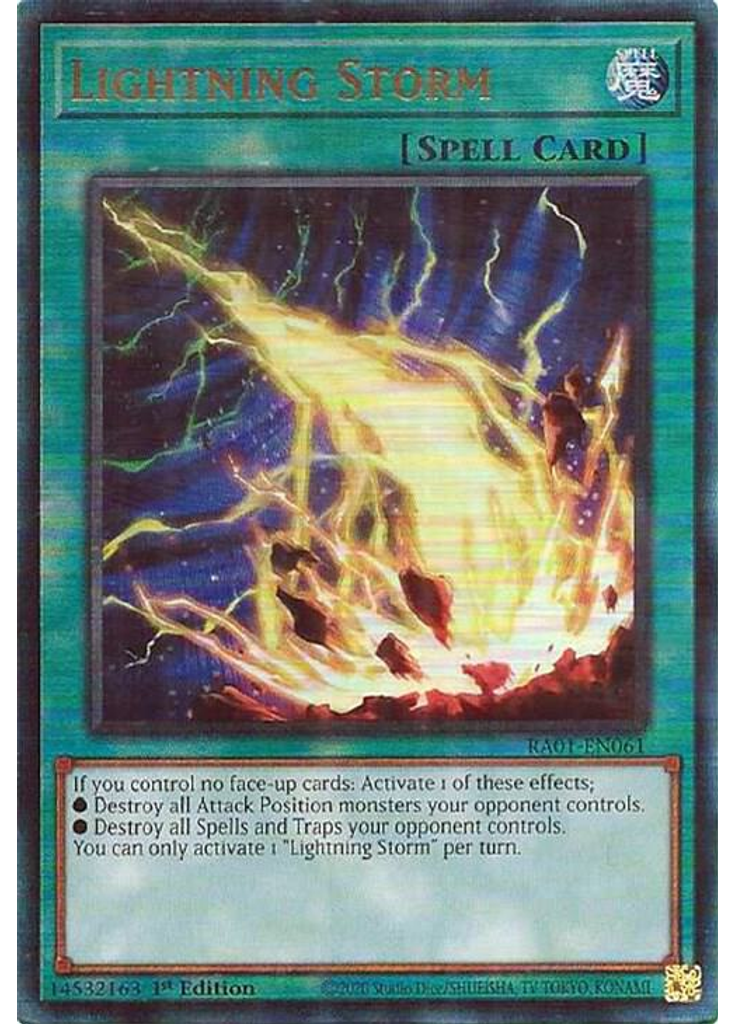 Lightning Storm (Ultimate Rare 1st Edition)