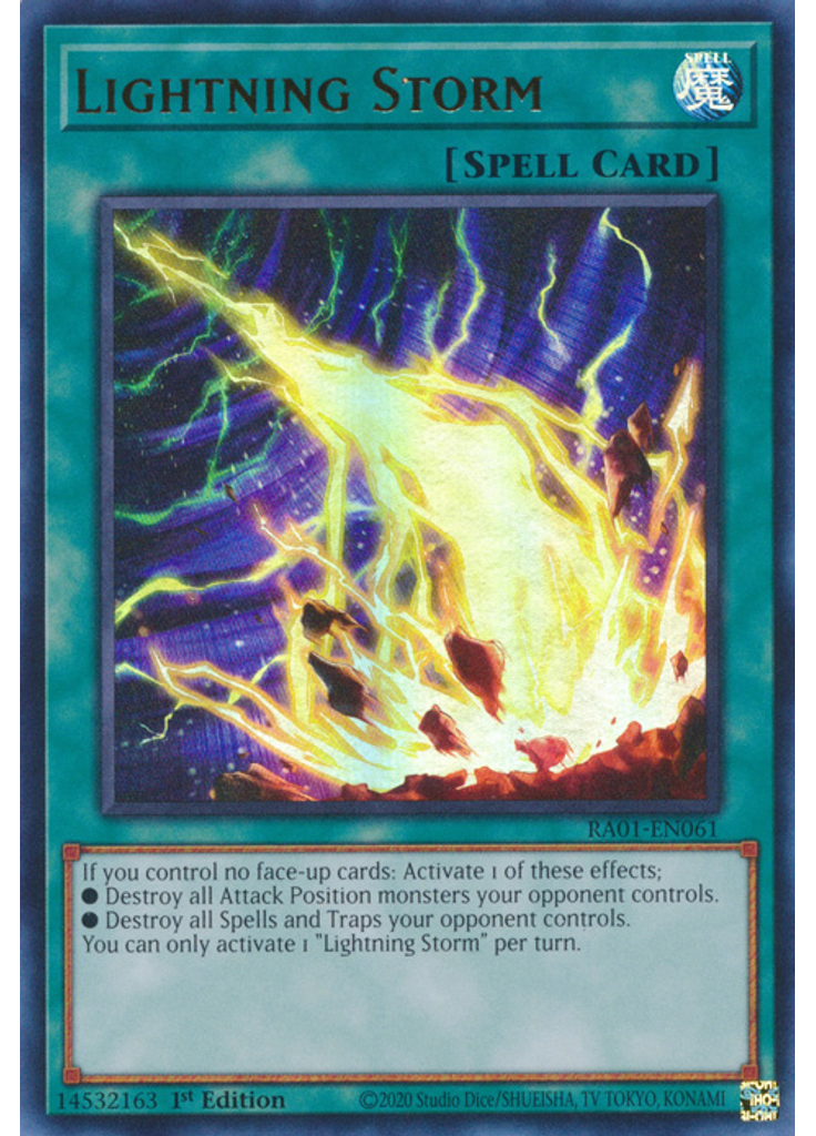 Lightning Storm (Ultra Rare 1st Edition)