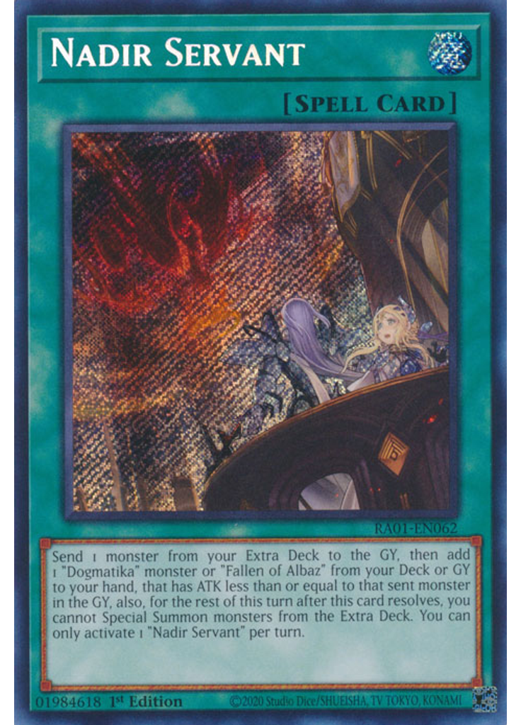 Nadir Servant (Secret Rare 1st Edition)