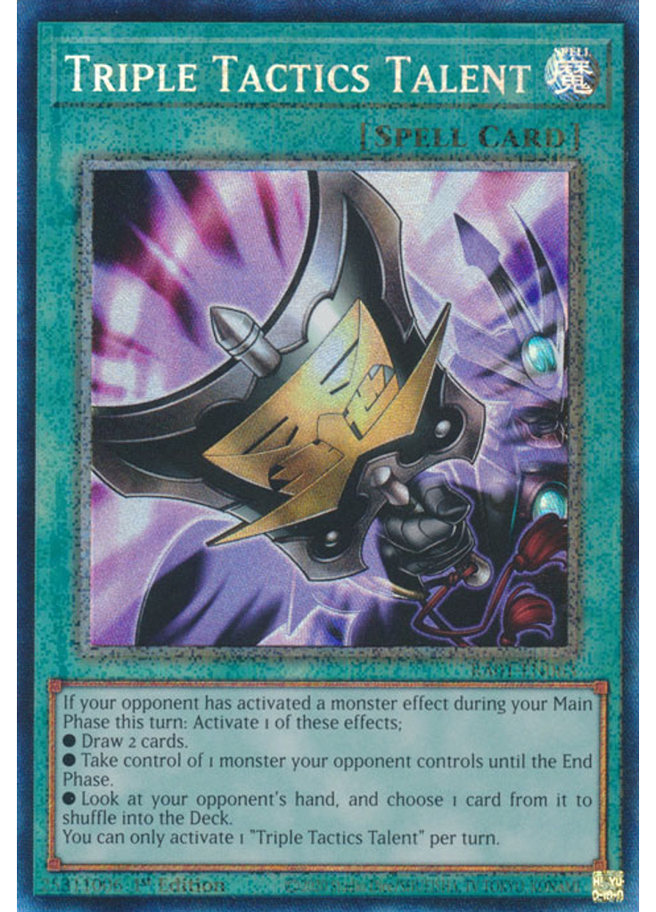 Triple Tactics Talent (Collectors Rare 1st Edition)