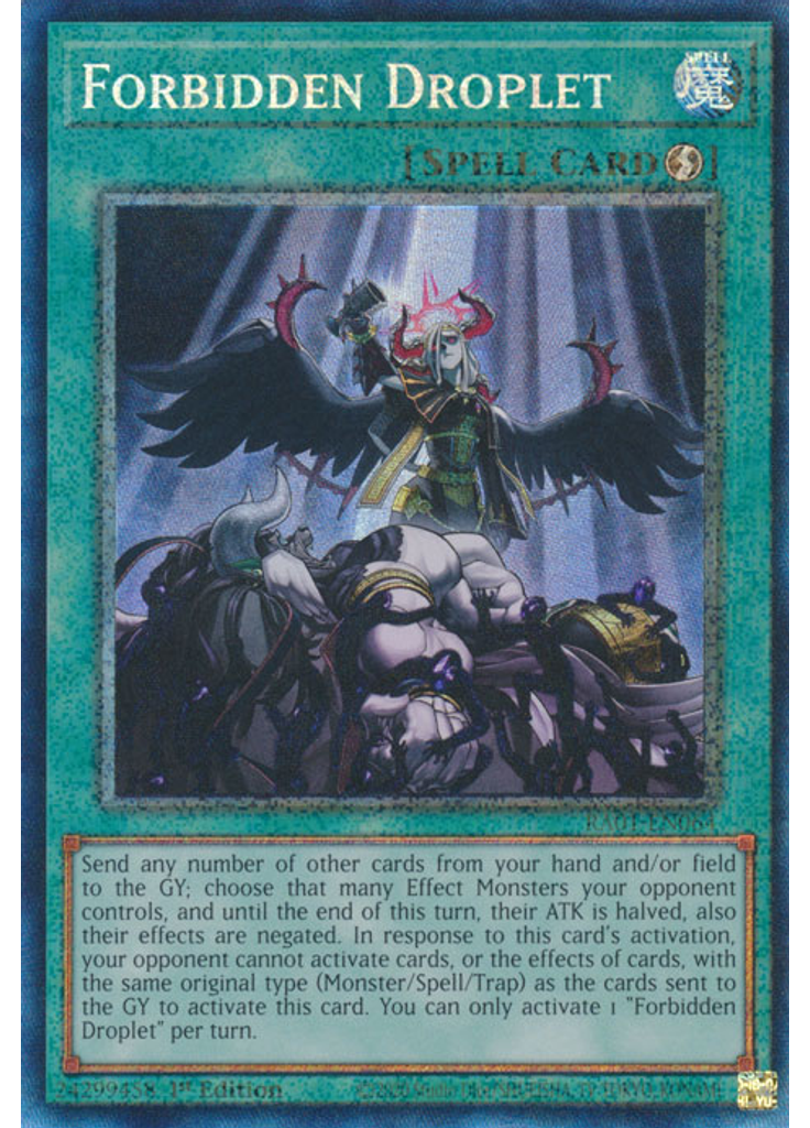 Forbidden Droplet (Collectors Rare 1st Edition)