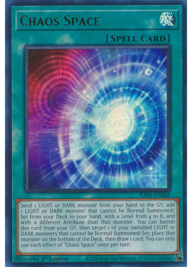Chaos Space (Ultra Rare 1st Edition)