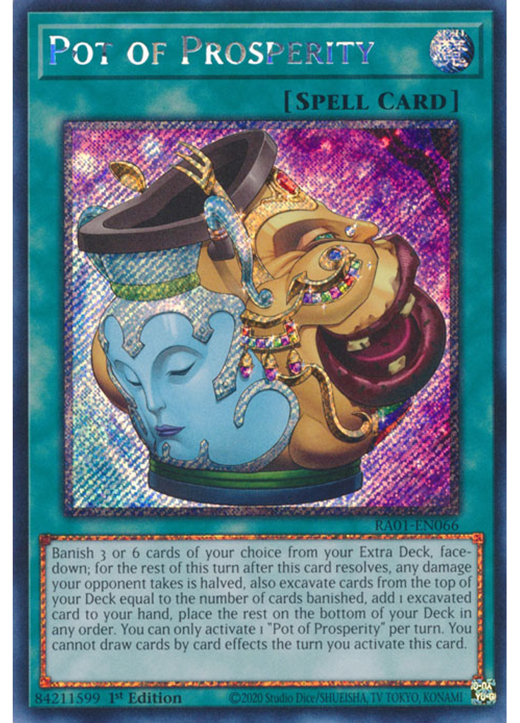 Pot of Prosperity (Platinum Secret Rare 1st Edition)