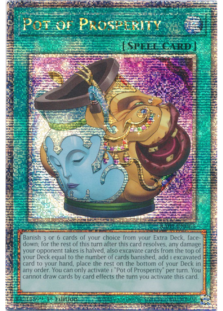 Pot of Prosperity (Quarter Century Secret Rare 1st Edition)